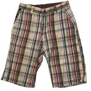 Kavu Mens Plaid Cotton‎ Shorts Size 30 Casual Everyday Wear